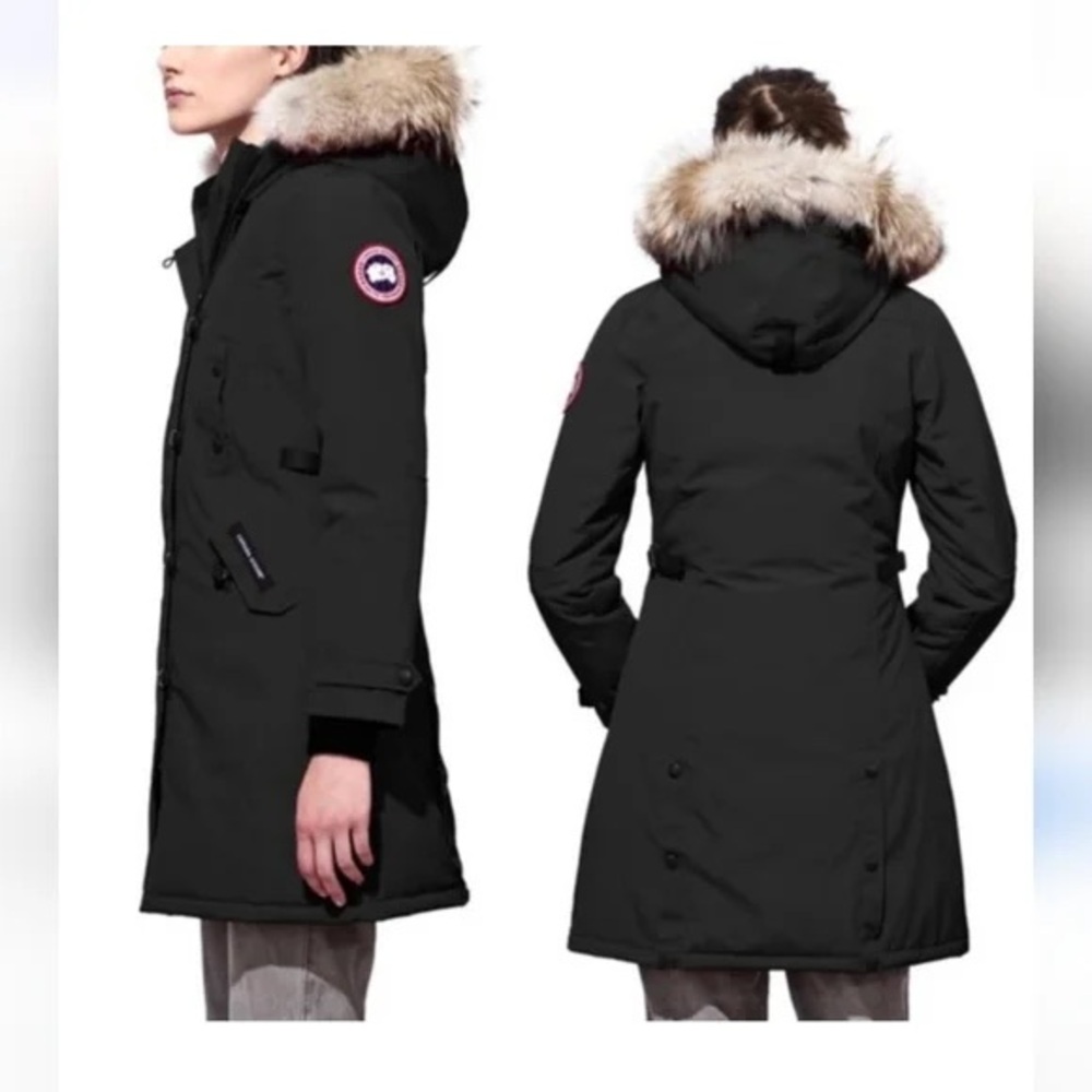 Canada Goose Black Parka with Fur Hood